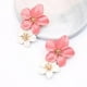 thumbnail image 5 of Moda Nueva Pendientes Europea y Personalidad Tendencia Color Doble Capa Flor Studs Dulce Pendientes, 5 of 5