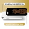 thumbnail image 6 of Case Yard Wooden Case for iPhone-SE Soft TPU Silicone cover Slim Fit Shockproof Wood Protective Phone Cover for Girls Boys Men and Women Supports Wireless Charging Ornamental Pineapple Design, 6 of 7