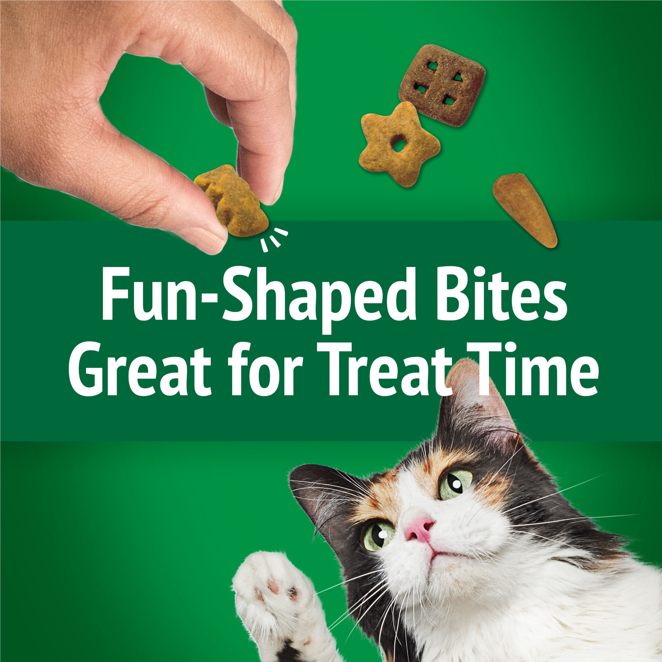 Purina Friskies Party Mix Picnic Crunch, Cat Treats, Chicken, Turkey, & Cheddar, (6) 6 oz Bags