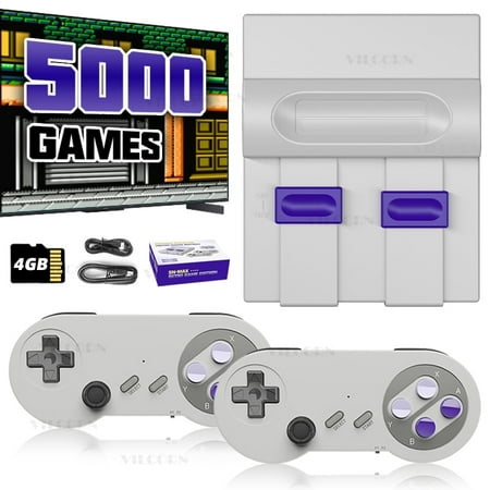 VILCORN SN-PLUS 16Bit Video Game Console for TV, 5000 Games for NES SNES Emulators, Local Delivery