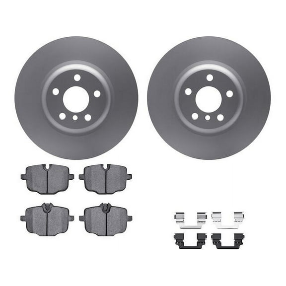 Rear Brake Pad and Rotor Kit - Compatible with 2019 - 2024 BMW X7 xDrive40i 2020 2021 2022 2023
