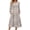 Beige-Brown-Floral, variant on Fall Dresses for Women Smocked 3/4 Sleeve Dress Floral Midi Casual Dresses with Pockets