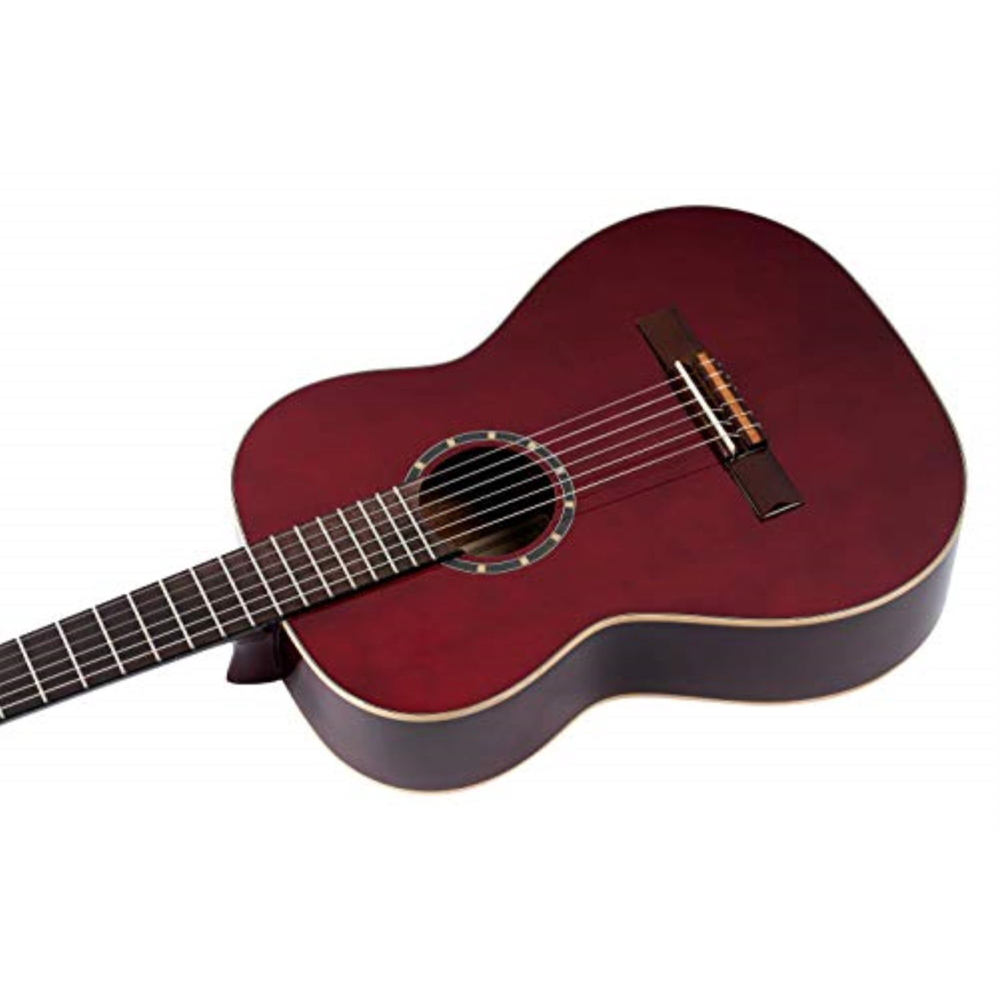 Ortega Family Series R121-7/8WR 7/8 Size Classical Guitar Transparent Wine Red 0.875