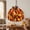 Warm Light, variant on Handmade Patchwork Pumpkin Door Hanger, Warm Rustic Fall and Thanksgiving Decor, Large Foldable Rustic Farmhouse 3D Fabric Pumpkin Wall Hanging for Front Door Porch Entryway