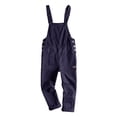 thumbnail image 3 of Hfolob Men's Cargo Pants Men Bib Overalls Fashion Relaxed Fit Casual Jumpsuit Cotton Lightweight Overalls With Pockets Comfort, 3 of 5