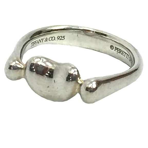 Pre-Owned TIFFANY & Co. Tiffany Beans Ring Silver 925 Mini (Good)