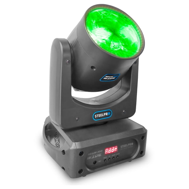 Cabeza Movil Led Beam 100w, Disco De 7 Colores By Steelpro