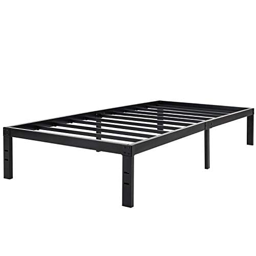 45MinST 14 Inch Platform Bed Frame/Easy Assembly Mattress ...