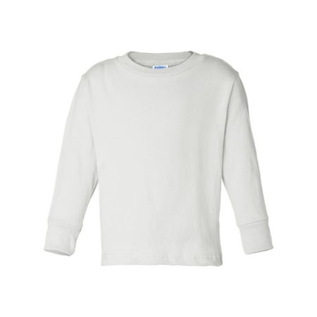

T-Shirts - Long Sleeve Toddler Long Sleeve Cotton Jersey Tee