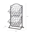thumbnail image 2 of Gourmet Basics Organización cesta, color negro, 2 of 7
