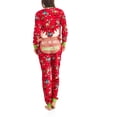 thumbnail image 2 of Women's Reindeer Dropseat Pajama Union Suit One Piece Sleepwear (S-3X), 2 of 2