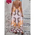 thumbnail image 7 of Michellecmm Women Summer Casual Long Dress Print Spaghetti Strap Sleeveless Cami Dress Loose Tie-Up Backless Holiday Dress, 7 of 7