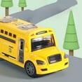 thumbnail image 6 of XIANXIAN City Bus Toys Cars, Die-Cast Metal Airport Cars for Boy 3-8 Years Old, Pull Back Blue Play Vehicle with Sound and Light Up for Kids Girls Gift, 6 of 6