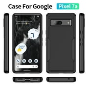 Allytech Google Pixel 7A Case 6.1 - Heavy Duty Shockproof Protective Anti-Scratch Slim Fit Dual Layers Hybrid Back Cover Shell Case for Google Pixel 7A - Black