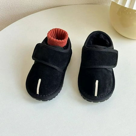 

Children‘s cotton shoes 2024 Winter new boys‘ baby shoes girls‘ fleece-lined warm cotton boots children‘s short snow boots