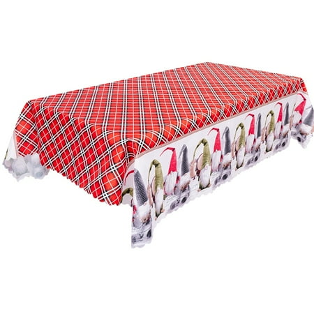 

Christmas Tablecloth Xmas Rectangular Table Cover for Dining Room Kitchen Decor 56Inch x 70Inch D