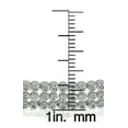 thumbnail image 3 of Silver Tone 2ct Diamond Three Row Bracelet, 3 of 3