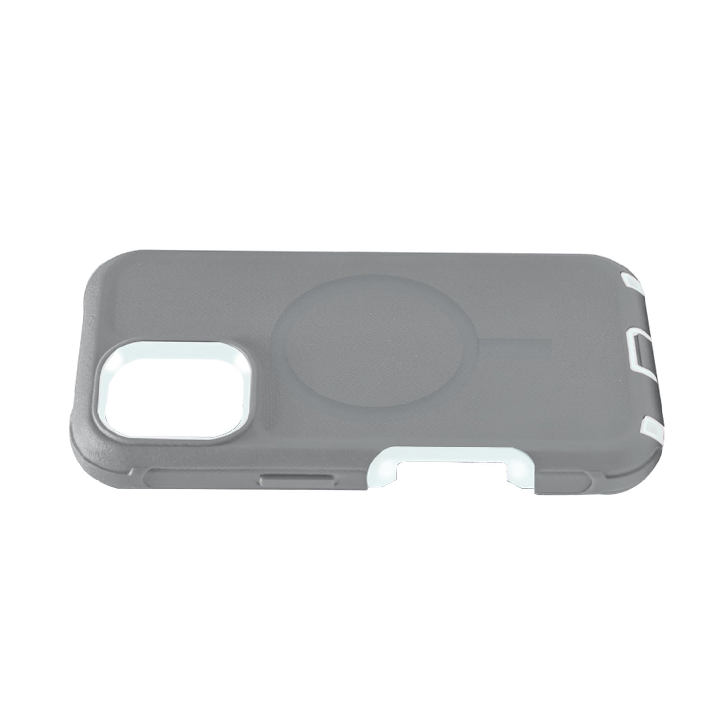 Duual Pro Armor Case with MagSafe Compatibility for iPhone 17 Pro - Gray & White