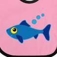 thumbnail image 4 of Inktastic Fishing Blue Fish Boys or Girls Baby Bib, 4 of 4