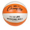 Champion Sports 11 Leather Medicine Ball - 11 lbs
