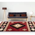 thumbnail image 4 of United Weavers Drachma Volos Southwestern Geometric Accent Rug, Burgundy, 1'10" x 2'8", 4 of 6