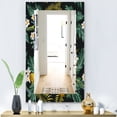 thumbnail image 3 of DESIGN ART Designart 'Tropical Mood Gloomy 3' Bohemian and Eclectic Mirror - Vanity Printed Mirror 23.7 in. wide x 31.5 in. high, 3 of 5