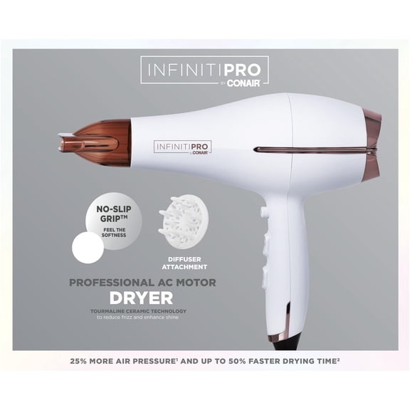 Infinitipro by Conair ® 1875 Watt Salon Performance Tourmaline Ceramic Soft Touch Dryer