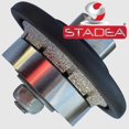thumbnail image 2 of 3/16" Stone Diamond Router bit Granite Profile Wheel - for Hand Profiler Marble Demi Half Bullnose Radius B5 Edges Grinding by STADEA, 2 of 9