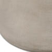 Outdoor Lightweight Concrete End Side Table for Patio Balcony Garden, Light Gray