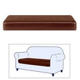 thumbnail image 4 of PU Waterproof Leather Cushion Cover Seat Coat Patio Couch Loveseat Sofa Slipcover Stretch Slipcover for Settee Arm - 3 Seat, 4 of 8