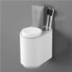 thumbnail image 5 of Soporte Para Pasta De Dientes, Estante De Almacenamiento Para Cepillos De Dientes Montado En La Pared, Soporte Magnético Para Tazas De Cepillos De Dientes, Suministro De Almacenamiento Para El Baño Speravity HA020992-00, 5 of 7