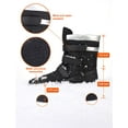 thumbnail image 4 of Men's Snow ,Men Insulated  Shoes,Warm  Line Bootie, Outdoor Boot for Winter_Black_US 7, 4 of 9