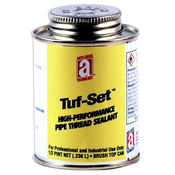 TUF-SET 56008 HVAC Pipe Thread Sealant, 1/2 pint, Blue