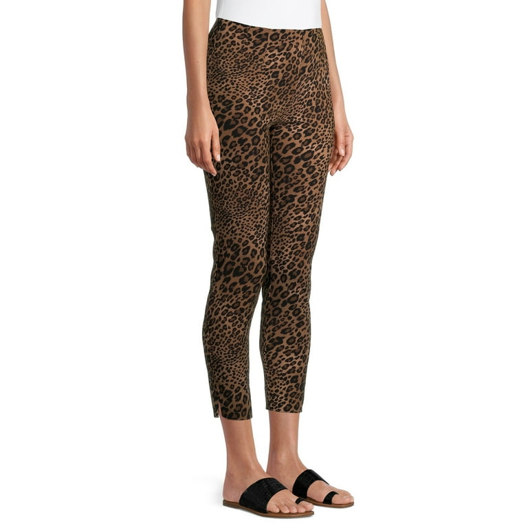 Cheetah print leggings clearance walmart