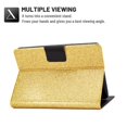 thumbnail image 4 of Dteck Kindle Paperwhite 2021 Case 6.8 inch, Kindle Paperwhite 11th Gen Case, Glitter PU Leather Folio Flip Case with Credit Card Slots, Auto Wake Sleep, Gold, 4 of 5