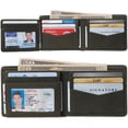 thumbnail image 3 of Alpine Swiss Mens Wallet for Men RFID Protected Leather Mens Wallet Spencer Bifold Divided Bill Section Gift Box 2 ID Windows 14 Card Storage Pockets, 3 of 7