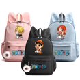 thumbnail image 2 of Anime One Piece Backpack Knapsack Kids Boy Girl Printed School Bag Teenager Student Cartoon Bookbag Outdoor Rucksack, 2 of 5