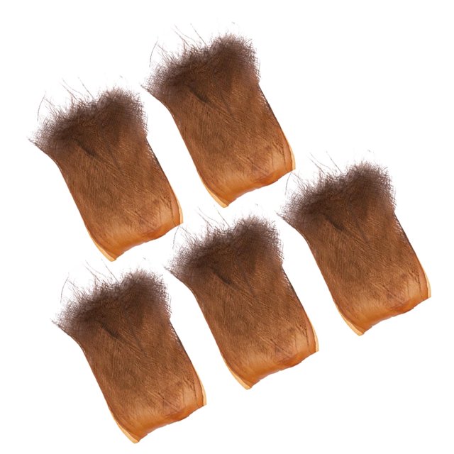 Corteza de palma Racoon Sisal Fino Abeto 5 Hojas para trepar Natural Marrón Seda Tanktops Plantas Artificiales Interior