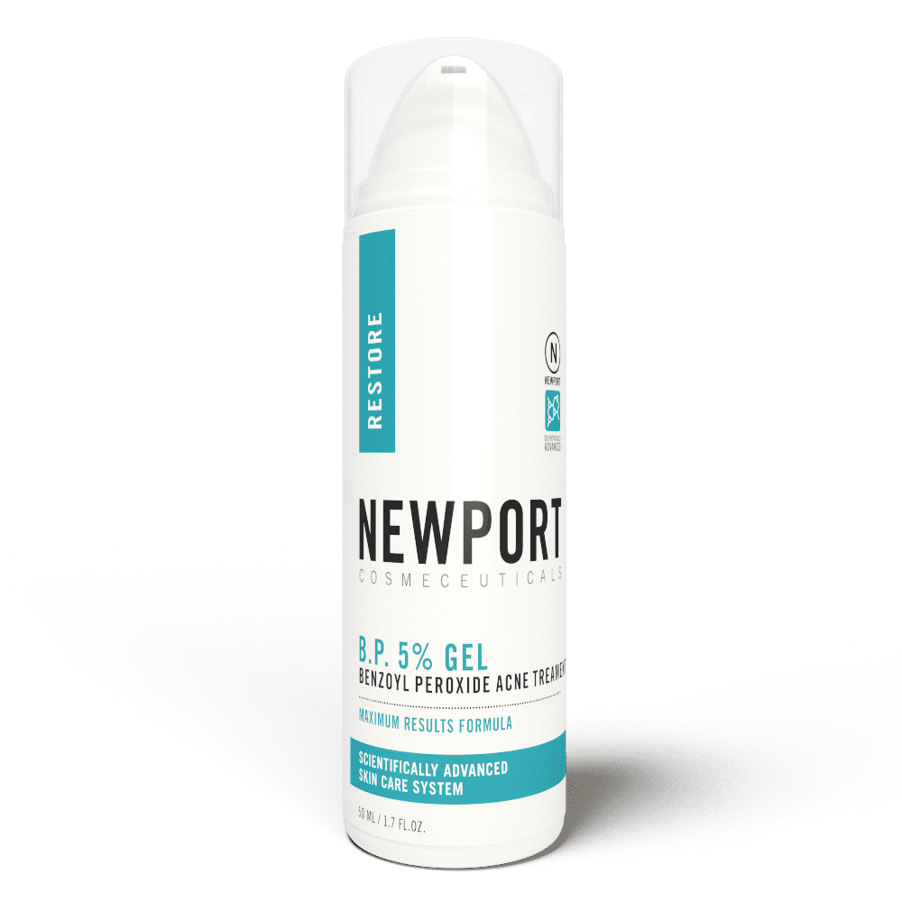 Benzoyl Peroxide 5 Gel Acne Treatment & Pimple Cream by Newport