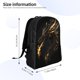 thumbnail image 4 of Easygdp Black And Gold Fire Dragon Mochila Versátil y Elegante: Comodidad, Almacenaje y Durabilidad para la Universidad, Trabajo, Viajes y Uso Diario, 4 of 8