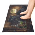 thumbnail image 5 of WOBOGO Black Cat with Absinthe Carpet 39x20in Kitchen Bathroom Plush Absorbent Non-Slip Floor Mat, 5 of 8