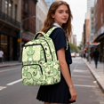 thumbnail image 6 of Pzuqiu Cute Frog Print Kids School Backpack 17 Inch Breathable Padded Shoulder Bags with Multiple Pockets Ultra Soft Lightweight Daypack for Teen Boys Girls School Travel, 6 of 7