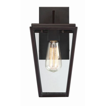 

1 Light Outdoor Wall Lantern-Modern Style with Contemporary and Transitional Inspirations-12.75 inches Tall By 6.5 inches Wide Bailey Street Home