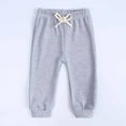 thumbnail image 4 of Honeeladyy Baby Girls Boys Clothes Soild Color Soft Sweatsuits Sweatpants Fall Winter Outfit Set Starting School Gifts for Kids Gray for 9-12Months, 4 of 8