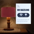 thumbnail image 2 of OUNONA Table Lamp Shade Decorative Red Cloth Craft 1Set, 2 of 8