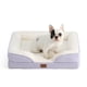 thumbnail image 1 of Cama ortopédica para perros Bedsure, 71 cm, impermeable, color lavanda, 1 of 9