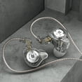 thumbnail image 4 of FunnyBeans KZ EDX Pro in-Ear Earphones, HiFi Stereo IEM Noise Cancelling Sport Earbuds (Clear, no mic), 4 of 9