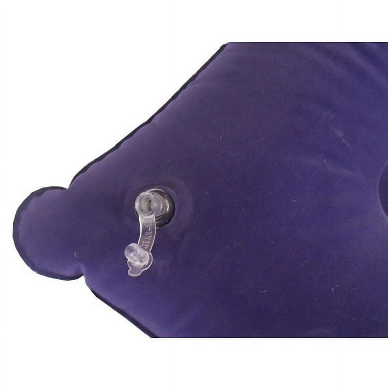 Inflatable Camping Pillow - Compact Travel Pillow With Fabric Feel For Hiking & Backpacking