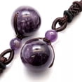 thumbnail image 3 of Natural Crystal Round Beads Balls Chakra Quartz Necklace Pendant Healing Reiki, 3 of 6