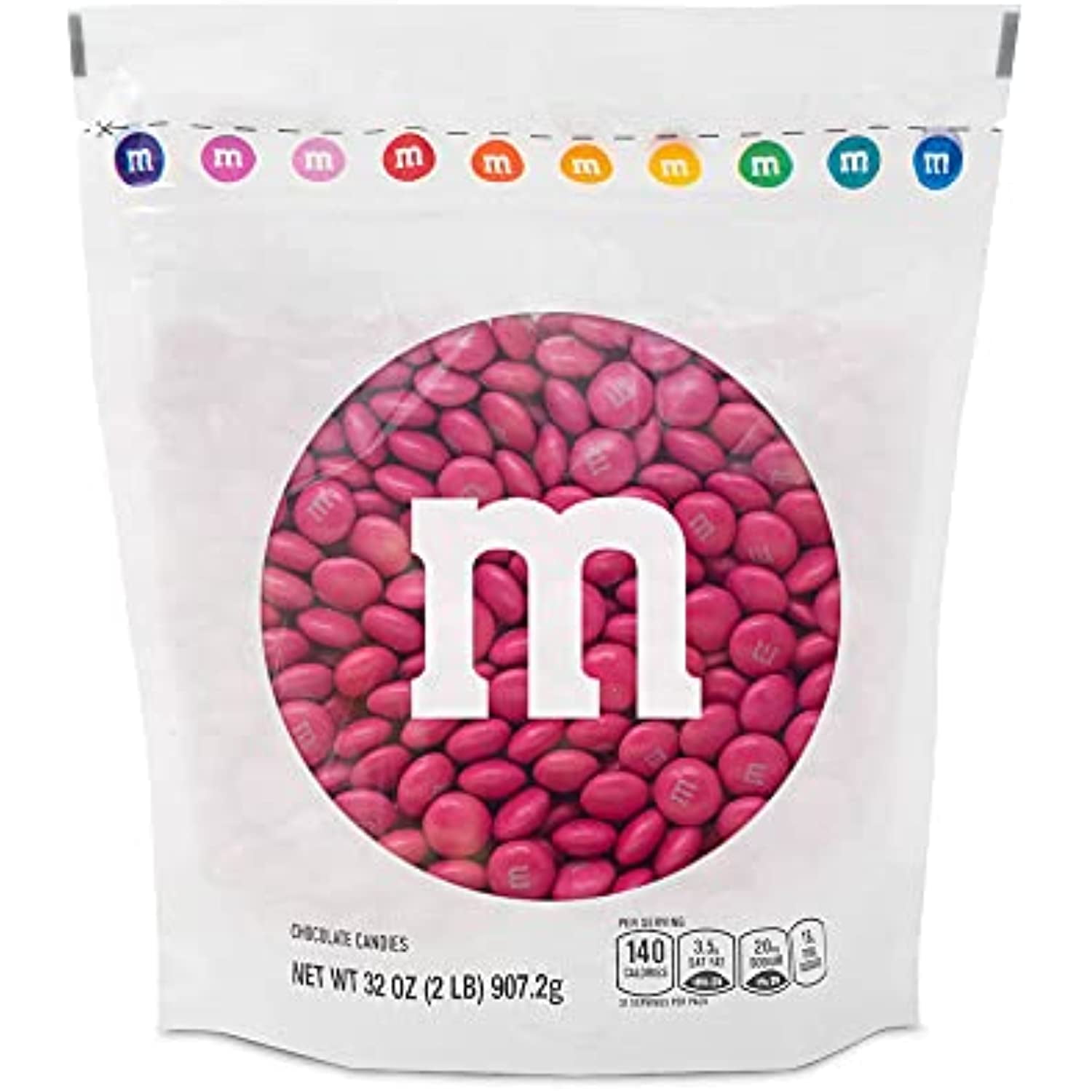 M&M’S Milk Chocolate Dark Pink Candy - Bulk Candy In Resealable Pack For  Candy Buffet, Gender Reveal For Baby Girl, Birthday Parties, Theme  Meetings